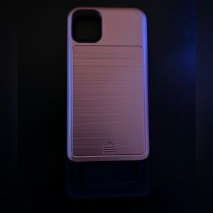 iPhone 11 Cardholder Phone Case Pink - iPhone 11 Multipurpose Phone Case